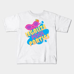 Legalize pool parties..Las Vegas vacation matching Kids T-Shirt